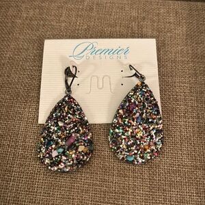 Premier Designs Multicolor Teardrop Earrings